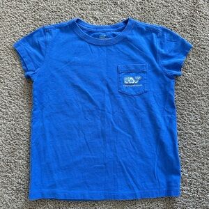 Vineyard Vines Kids Bright Blue Tee.